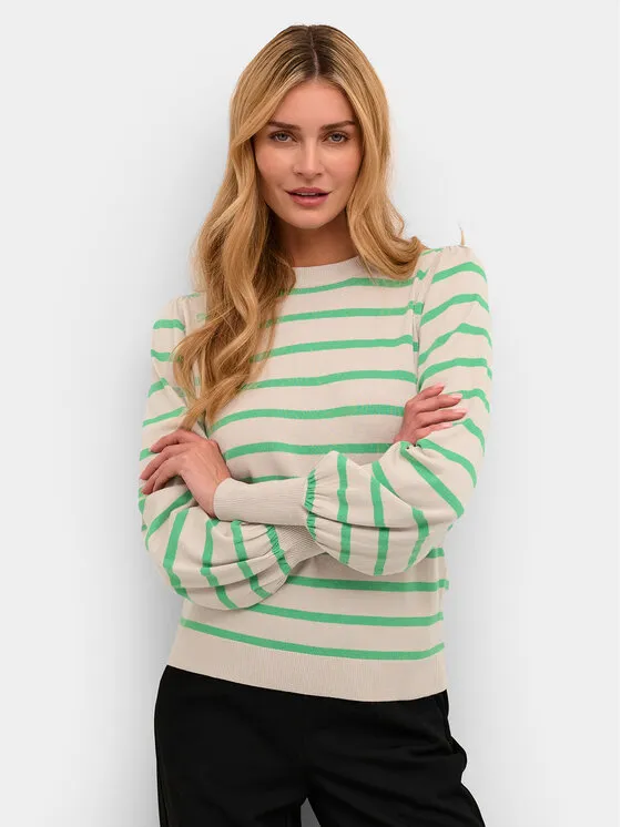 Kaffe Πουλόβερ · Πράσινο · Regular Fit