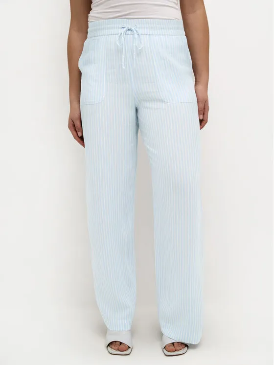 Kaffe Παντελόνι υφασμάτινο · Γαλάζιο · Relaxed Fit