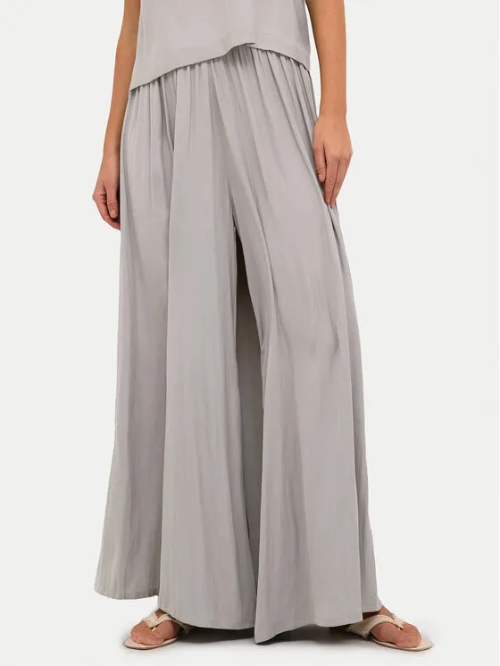 Kaffe Παντελόνι Palazzo · Γκρι · Relaxed Fit
