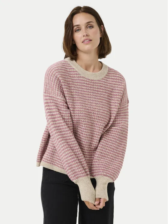 Kaffe Πουλόβερ · Ροζ · Relaxed Fit