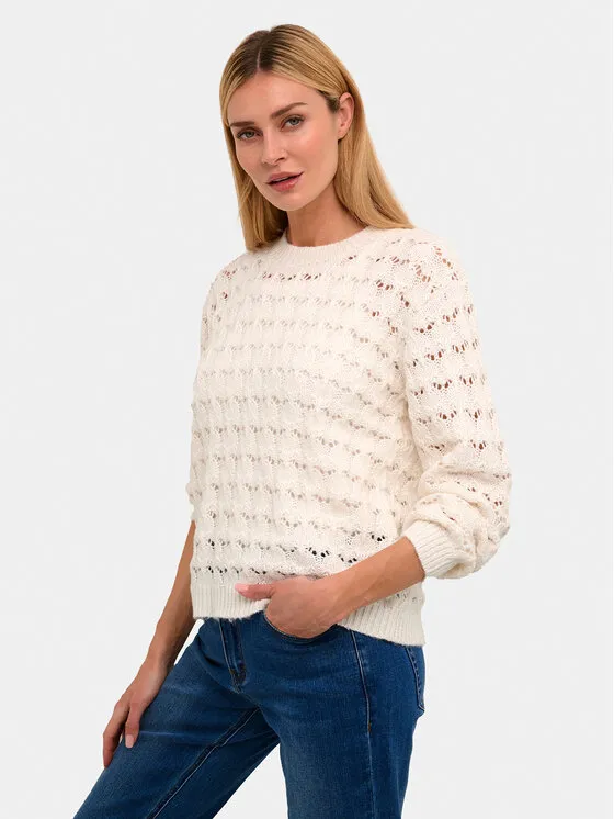 Kaffe Πουλόβερ · Εκρού · Regular Fit