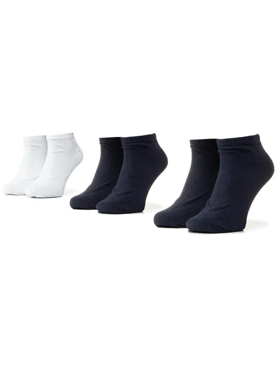 Σετ 3 ζευγάρια κοντές κάλτσες unisex · Σκούρο μπλε