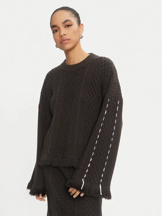 Karen by Simonsen Πουλόβερ · Μαύρο · Relaxed Fit