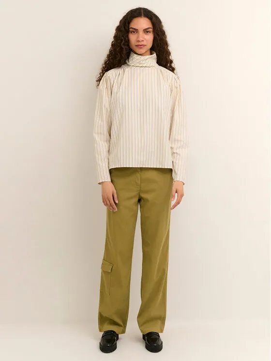 Karen by Simonsen Παντελόνι υφασμάτινο · Πράσινο · Regular Fit