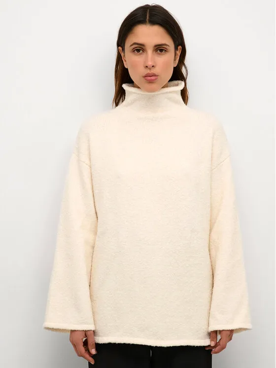 Karen by Simonsen Πουλόβερ · Εκρού · Relaxed Fit