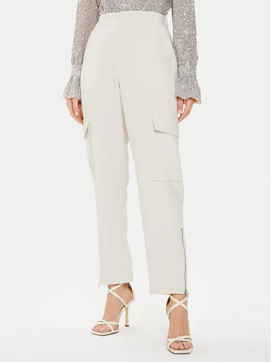 Karen by Simonsen Παντελόνι υφασμάτινο · Μπεζ · Regular Fit