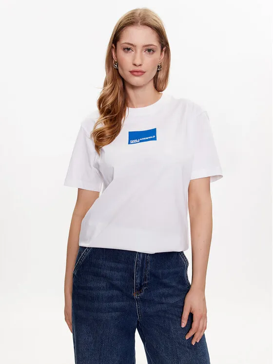 Karl Lagerfeld Jeans T-Shirt · Λευκό