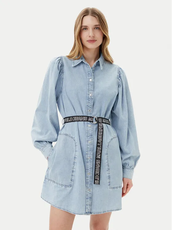 Karl Lagerfeld Jeans Φόρεμα τζιν · Μπλε · Mini