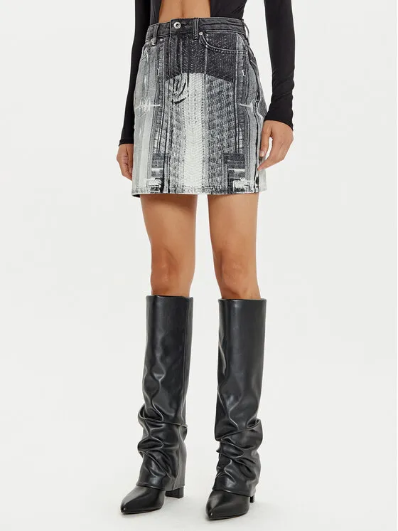 Karl Lagerfeld Jeans Φούστα τζιν · Γκρι · Mini