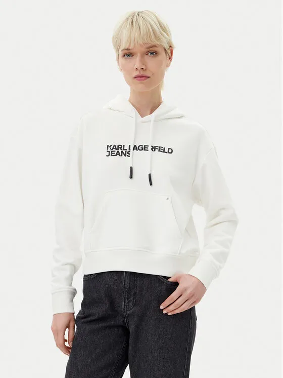 Karl Lagerfeld Jeans Μπλούζα · Λευκό · Regular Fit