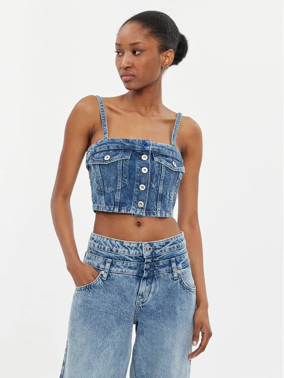 Karl Lagerfeld Jeans Τοπ · Μπλε