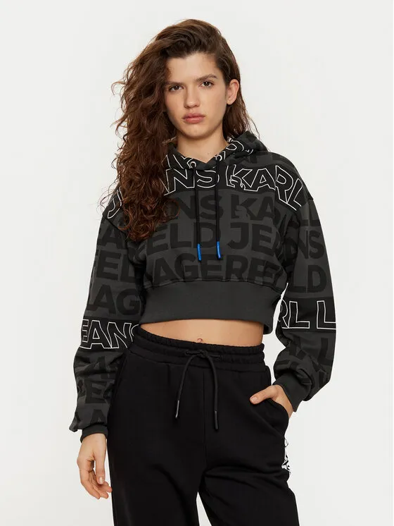 Karl Lagerfeld Jeans Μπλούζα · Μαύρο · Oversize