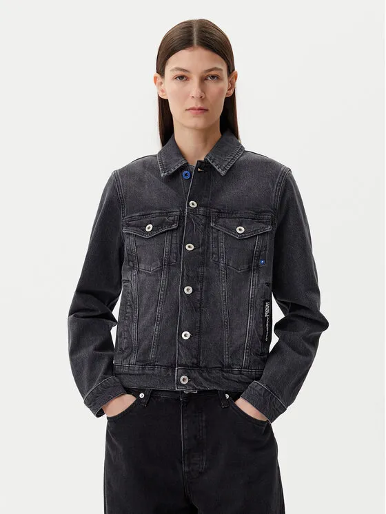 Karl Lagerfeld Jeans Τζιν μπουφάν · Γκρι