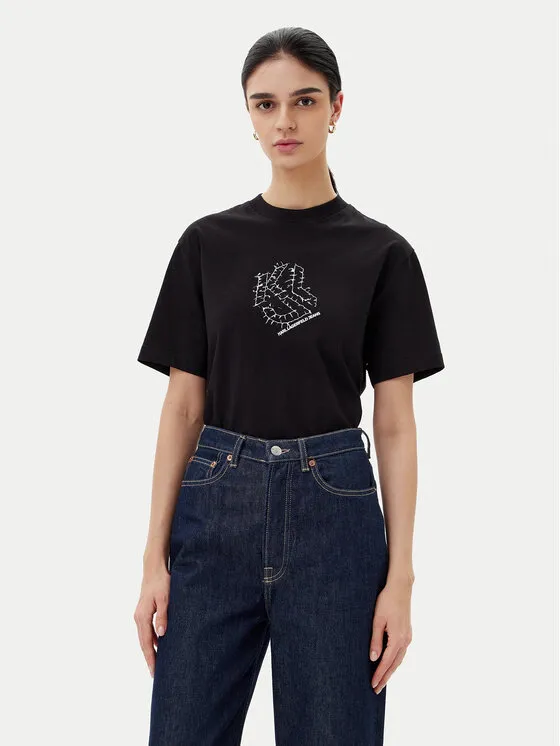 Karl Lagerfeld Jeans T-Shirt · Μαύρο