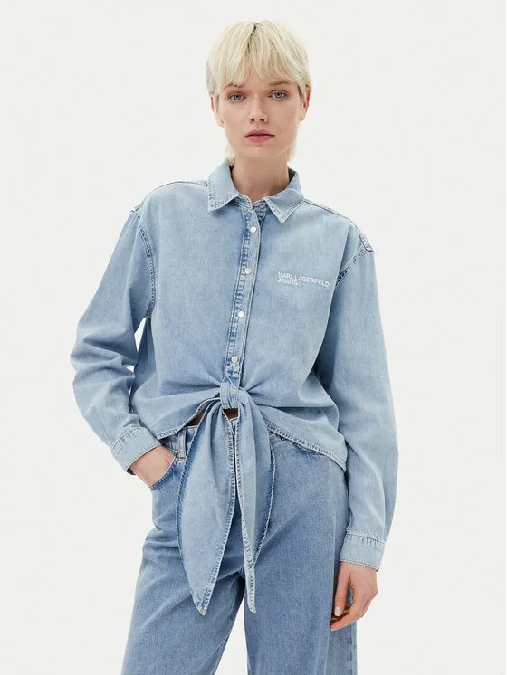 Karl Lagerfeld Jeans Τζιν πουκάμισο · Μπλε