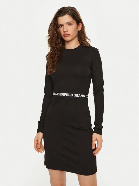 Karl Lagerfeld Jeans Φόρεμα καθημερινό · Μαύρο · Mini