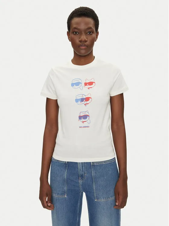 T-Shirt · Εκρού