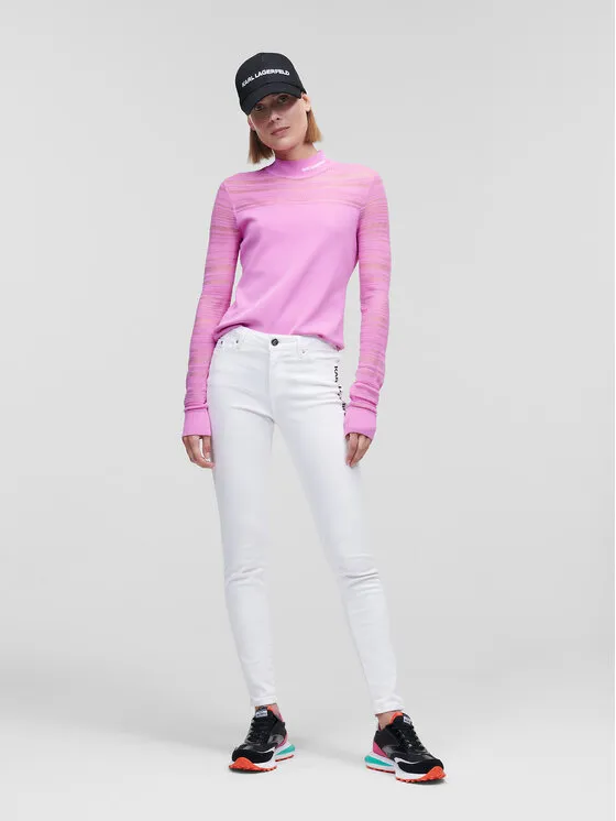 KARL LAGERFELD Τζιν · Λευκό · Skinny Fit