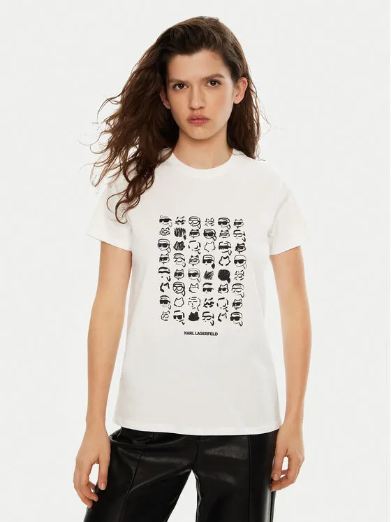 KARL LAGERFELD T-Shirt · Λευκό