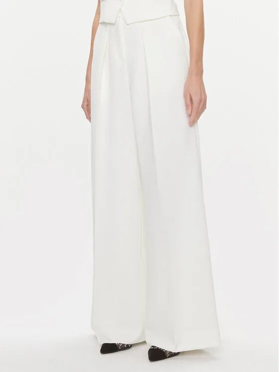Παντελόνι Palazzo · Λευκό · Relaxed Fit
