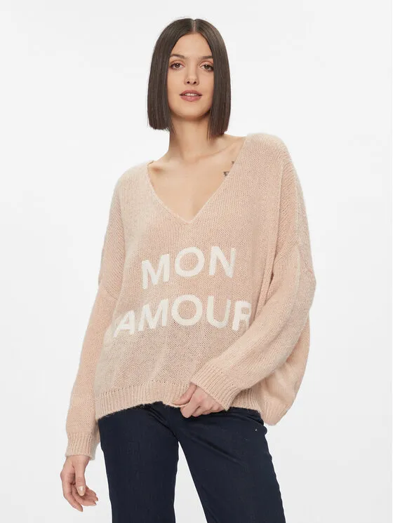 Kontatto Πουλόβερ · Μπεζ · Oversize