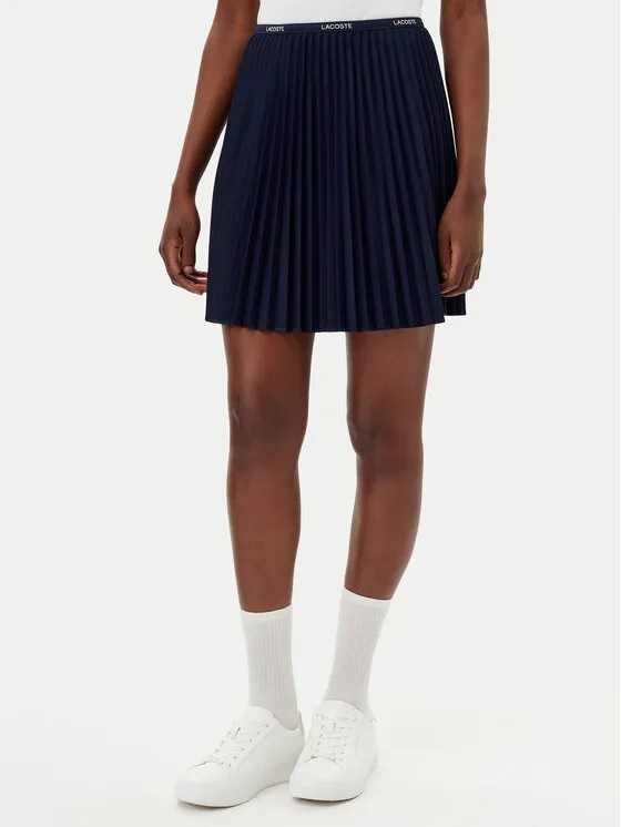Lacoste Πλισέ φούστα · Σκούρο μπλε · Mini