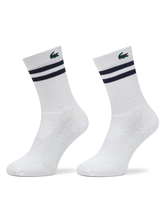 Lacoste Κάλτσες Ψηλές Unisex · Λευκό