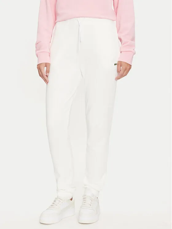 Lacoste Παντελόνι φόρμας · Εκρού · Regular Fit