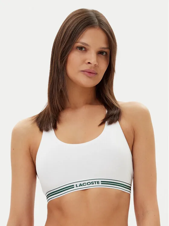 Lacoste Σουτιέν τοπ · Λευκό