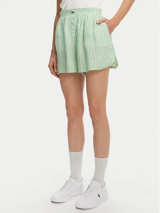 Lacoste Σορτς υφασμάτινο · Πράσινο