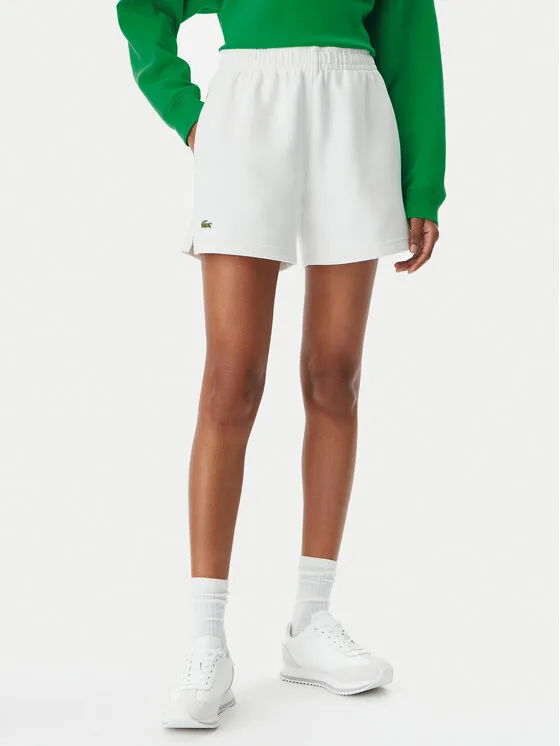 Lacoste Αθλητικό σορτς · Λευκό