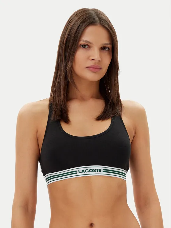 Lacoste Σουτιέν τοπ · Μαύρο