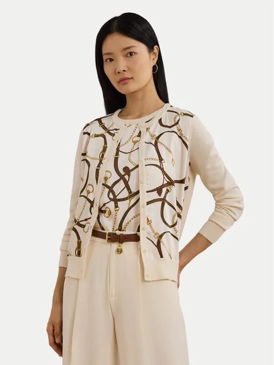 LAUREN RALPH LAUREN Ζακέτα · Μπεζ · Regular Fit