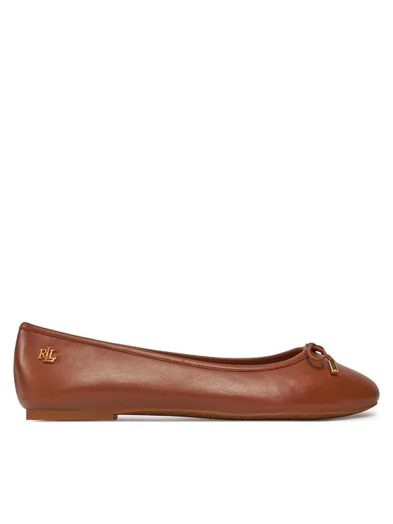 LAUREN RALPH LAUREN Μπαλαρίνες · Καφέ