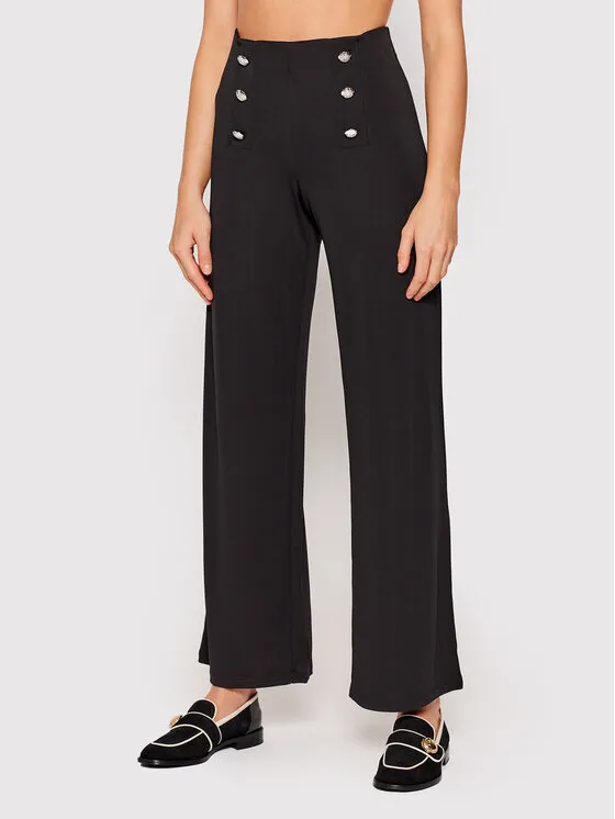 LAUREN RALPH LAUREN Παντελόνι υφασμάτινο · Μαύρο · Regular Fit