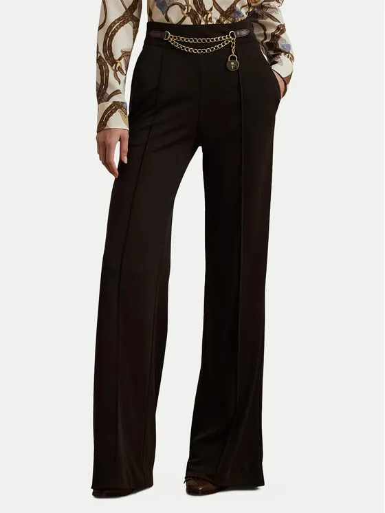 LAUREN RALPH LAUREN Παντελόνι υφασμάτινο · Καφέ · Regular Fit