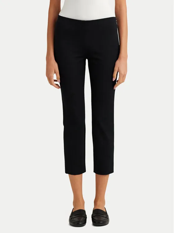 LAUREN RALPH LAUREN Παντελόνι υφασμάτινο · Μαύρο · Regular Fit