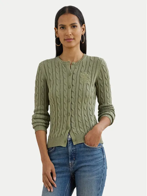 LAUREN RALPH LAUREN Ζακέτα · Πράσινο · Slim Fit