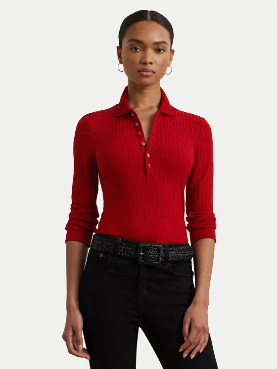 Πουλόβερ · Κόκκινο · Slim Fit