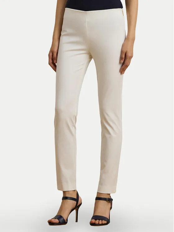 LAUREN RALPH LAUREN Παντελόνι υφασμάτινο · Λευκό · Slim Fit