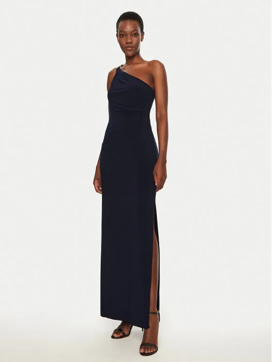 LAUREN RALPH LAUREN Φόρεμα βραδινό · Σκούρο μπλε · Maxi