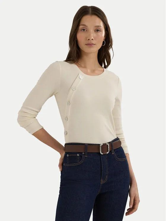 Πουλόβερ · Εκρού · Regular Fit