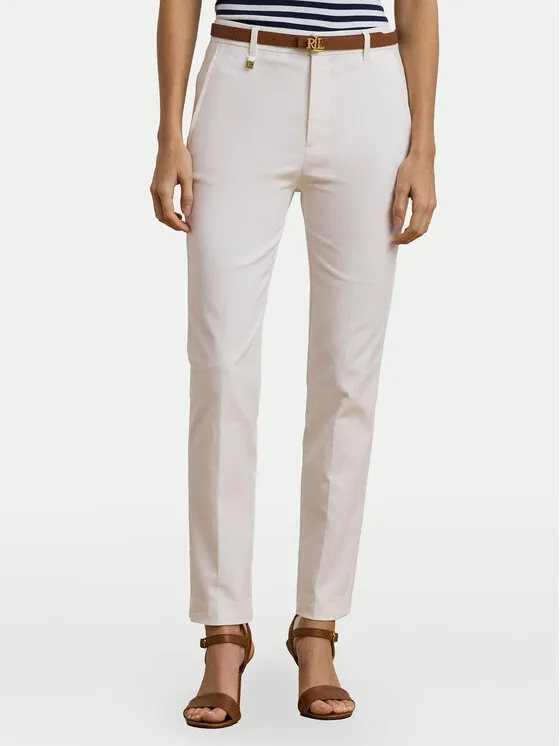 LAUREN RALPH LAUREN Παντελόνι υφασμάτινο · Λευκό · Skinny Fit