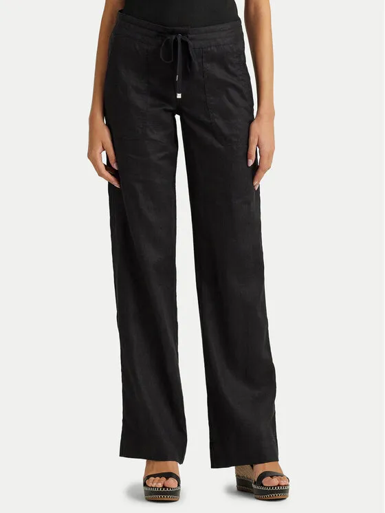 Παντελόνι υφασμάτινο · Μαύρο · Regular Fit