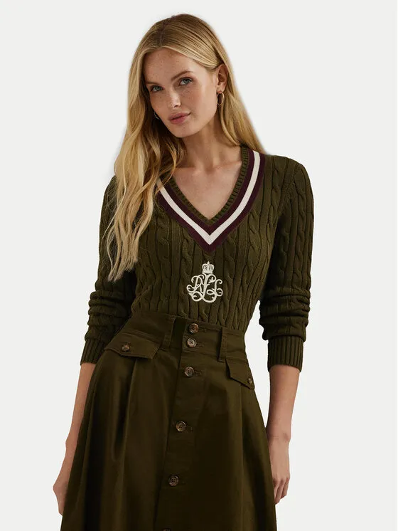 LAUREN RALPH LAUREN Πουλόβερ · Πράσινο · Regular Fit