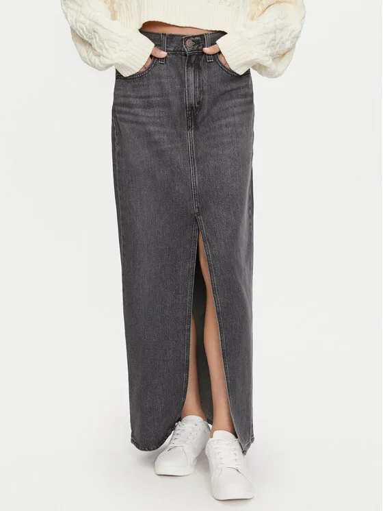 Levi's® Φούστα τζιν · Μαύρο · Maxi