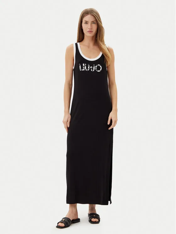 Liu Jo Beachwear Φόρεμα καθημερινό · Μαύρο · Midi