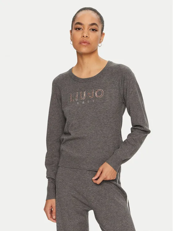 Liu Jo Sport Πουλόβερ · Γκρι · Regular Fit
