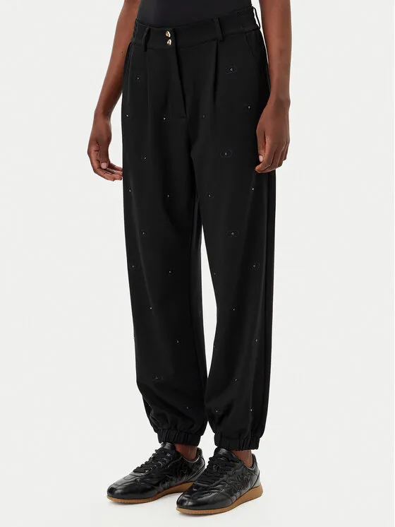 Liu Jo Sport Παντελόνι φόρμας · Μαύρο · Relaxed Fit