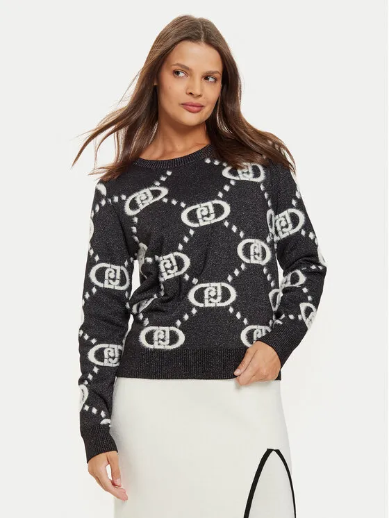Liu Jo Sport Πουλόβερ · Μαύρο · Regular Fit